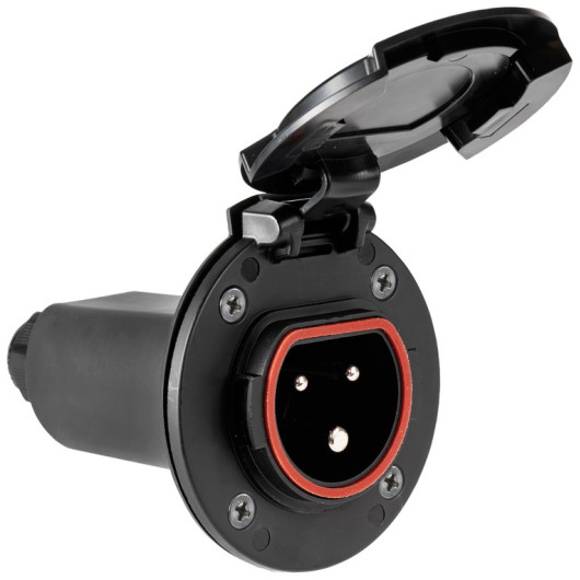 Socle 3P Cruiser 16 A Osculati | Prise & rallonge 230V | clapet étanche