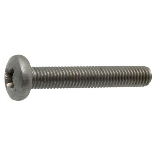 Vis métaux de 6 mm Marinox en inox A4 avec son écrou HU | Tête Cylindrique et Empreinte Pozidrive