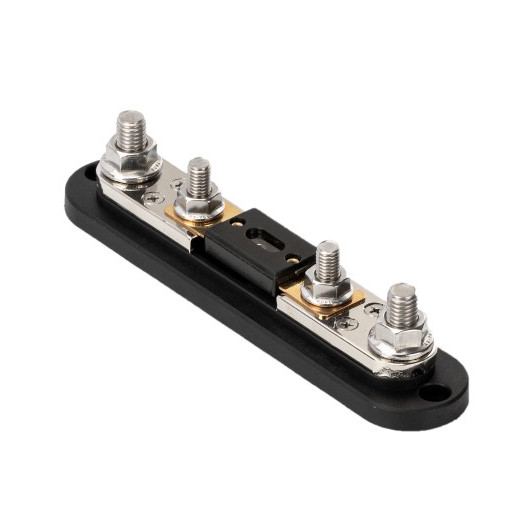 Energie Mobile Busbar - porte fusible ANL - vue côté gauche avec fusible installé