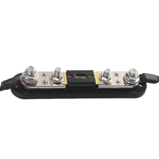 Energie Mobile Busbar - porte fusible ANL - vue avec câble connecté sur borniers M10