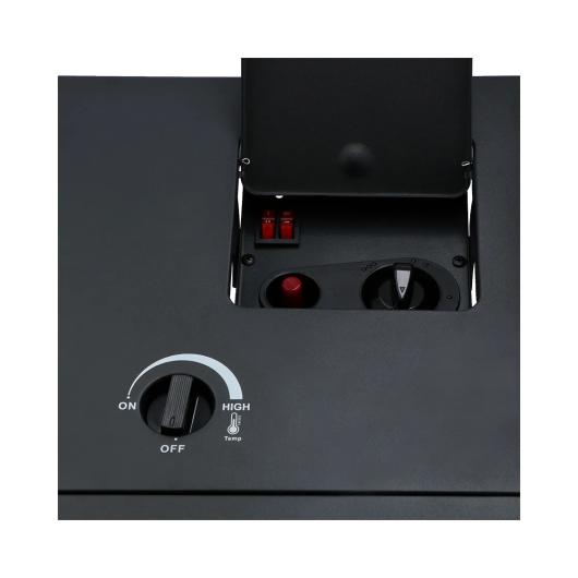 Chauffage hybride gaz et électricité MRK-100T Mestic | Chauffage d'appoint pour camping et auvent | Bouton de contrôle