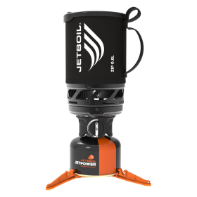 Jetboil Zip 0,8 L Carbon non-régulés Noir  | réchaud camping & bivouac