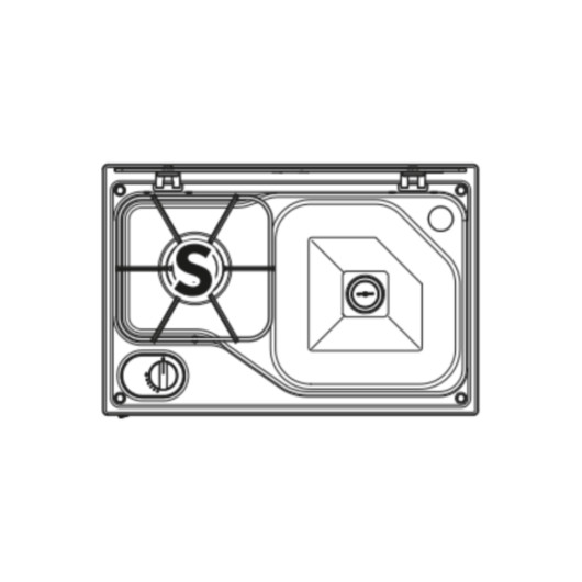 DOMETIC CVC1525G schéma de disposition