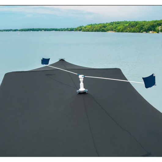 Support aérateur - fixation dispositif anti-oiseaux Stopgull Air - toile