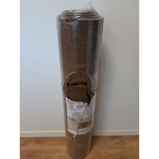 Rouleau de liège reconditionné caoutchouc ALSACORK - Isolation van, fourgon bateau & camping-car