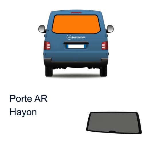 Fenêtres en verre pour VW T5 / T6 / T6.1 | hayon arrière