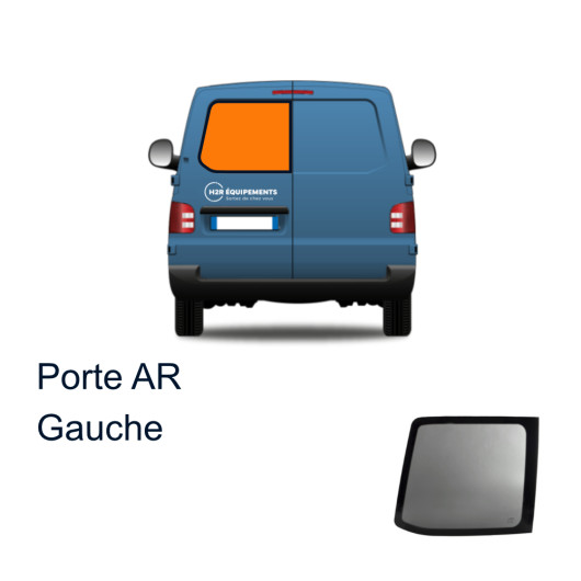 Fenêtres en verre pour VW T5 / T6 / T6.1 | porte arrière gauche