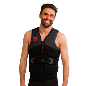 Gilet de flottaison noir Unify - équipement de sécurité pour les sports nautiques - homme