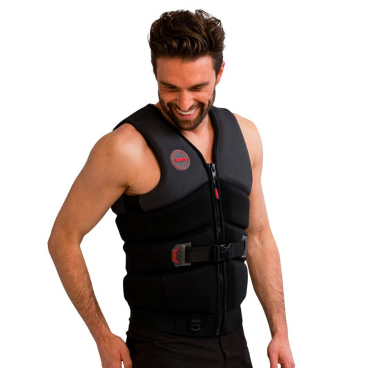 Gilet de flottaison noir Unify - équipement de sécurité pour les sports nautiques - confort