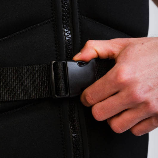 Gilet de flottaison noir Unify - équipement de sécurité pour les sports nautiques - réglable