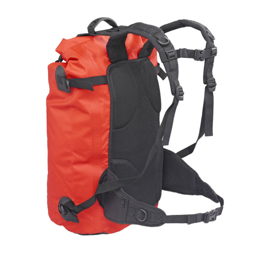 Grab Bag orange 75 L - sac étanche flottant haute visibilité - dos