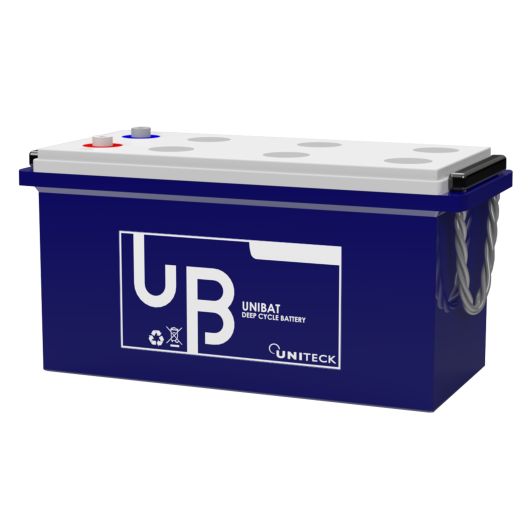 Batterie UNIBAT 150.12 Gel Uniteck de 150Ah | Batterie de servitude Gel