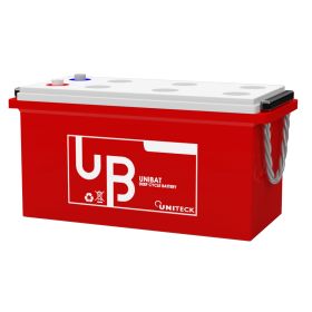 Batterie UNIBAT 220.12 AGM Uniteck de 220Ah | Batterie de servitude AGM