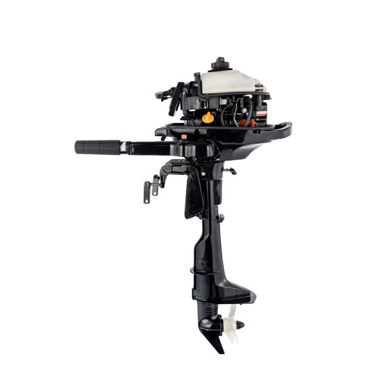 Moteur hors-bord 4T Parsun F2.6 BMS ou F2.6 BML | Moteur thermique arbre court ou long | Vue côté gauche ouvert