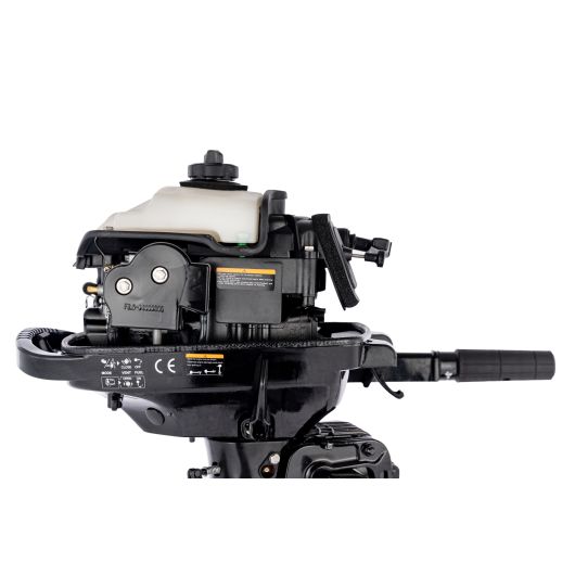 Moteur hors-bord 4T Parsun F2.6 BMS ou F2.6 BML | Moteur thermique arbre court ou long | Vue intérieur droit