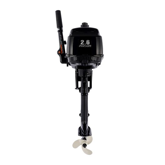 Moteur hors-bord 4T Parsun F2.6 BMS ou F2.6 BML | Moteur thermique arbre court ou long | Vue arrière