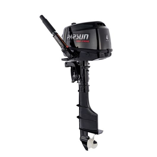 Moteur hors-bord 4T Parsun F4 BMS ou F4 BML | Moteur thermique arbre court ou long | Côté barre franche