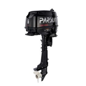 Moteur hors-bord 4T Parsun F6 ABMS ou F6 ABML | Moteur thermique arbre court ou long | Côté barre franche