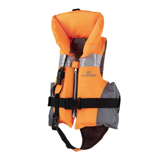 Gilet de sauvetage en mousse orange - équipement de sécurité en mer pour enfants - 100 N
