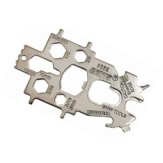 Clé de nable multifonctions - outil marin polyvalent pour les manœuvres à bord - inox