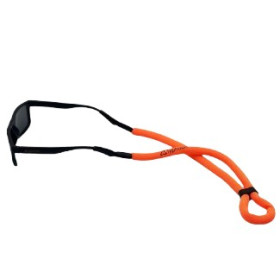 Cordons de lunettes flottants - finition latex pour pratiquants de sports nautiques - orange