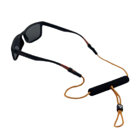 Cordons de lunettes flottants - double fixation latex et flotteurs - sports nautiques