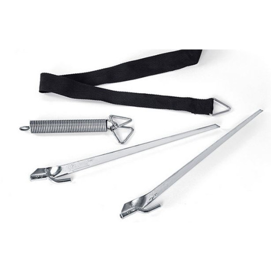 Tie Down FIAMMA - Kit de fixation pour store de camping-car ou fourgon aménagé - noir
