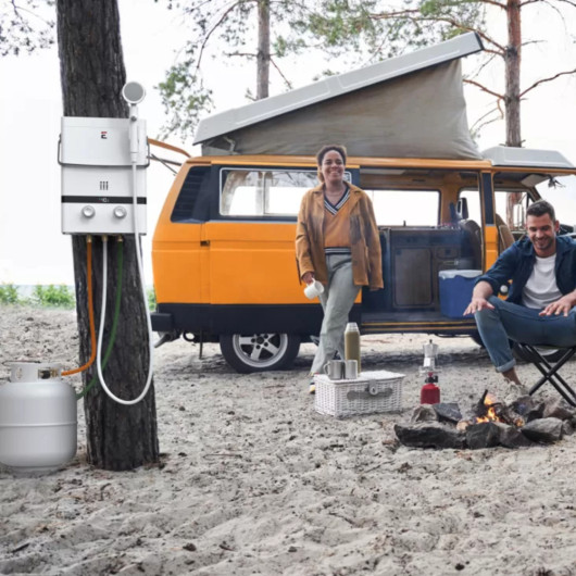 ECCOTEMP Kit complet chauffe-eau nomade Luxé 5 au camping