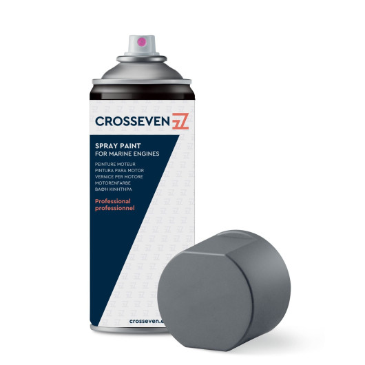 Peinture aérosol Crosseven pour moteur Tohatsu | Laque & peinture hors bord bateau moteur ou annexe