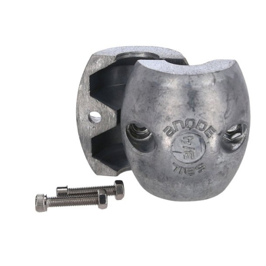 Anode Crosseven en zinc de 19 à 65 mm | Anode ligne d'arbre & gouvernail | 3/4"