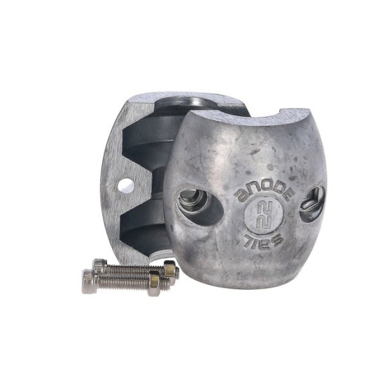 Anode Crosseven en zinc de 19 à 65 mm | Anode ligne d'arbre & gouvernail | 7/8"