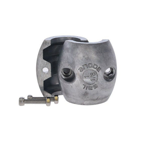 Anode Crosseven en zinc de 19 à 65 mm | Anode ligne d'arbre & gouvernail | 1" 1/8