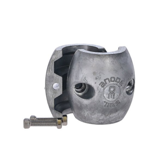 Anode Crosseven en zinc de 19 à 65 mm | Anode ligne d'arbre & gouvernail | 30 mm