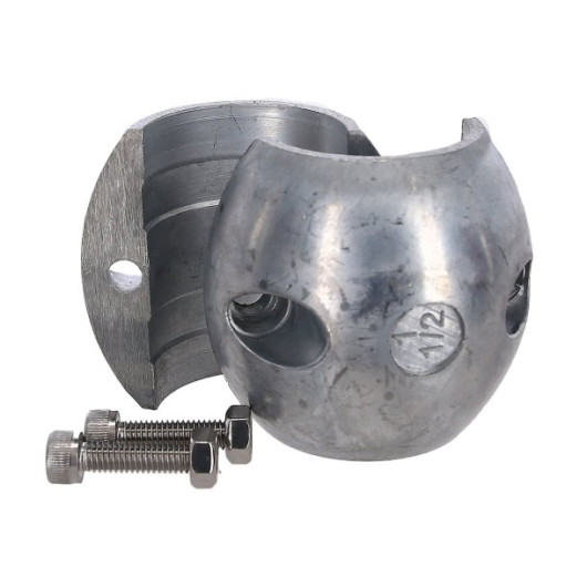 Anode Crosseven en zinc de 19 à 65 mm | Anode ligne d'arbre & gouvernail | 1" 1/2
