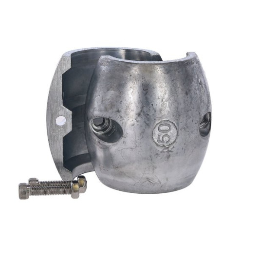 Anode Crosseven en zinc de 19 à 65 mm | Anode ligne d'arbre & gouvernail | 50 mm