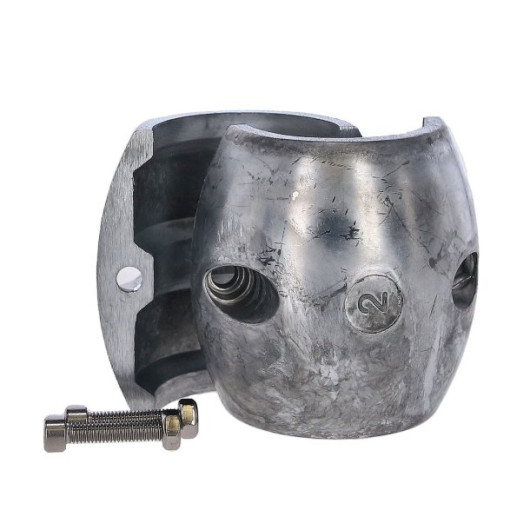 Anode Crosseven en zinc de 19 à 65 mm | Anode ligne d'arbre & gouvernail | 2"