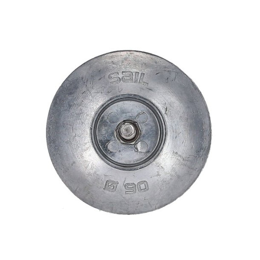 Anode rosace Crosseven en zinc | Anode ligne d'arbre & gouvernail pour bateau & voilier | 90 mm