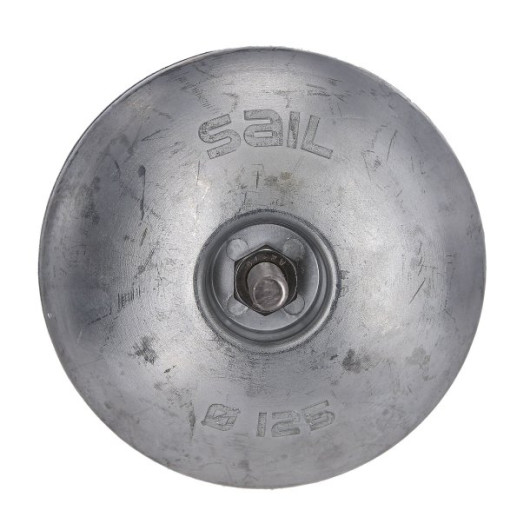 Anode rosace Crosseven en zinc | Anode ligne d'arbre & gouvernail pour bateau & voilier | 125 mm
