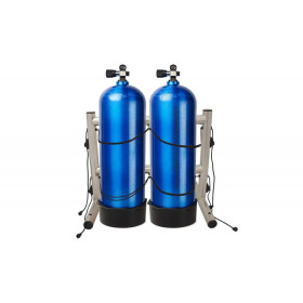 Rack à bouteilles simple RB - structure en inox pour bouteilles de plongée - stable