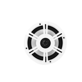 Paire de haut-parleurs Bluetooth 80 W - équipement sonore pour coque open, semi-rigide et voilier - blanc
