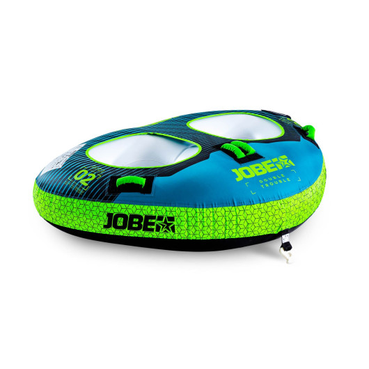 Double Trouble 2P Jobe - bouée tractée 2 personnes pour bateau à moteur - face