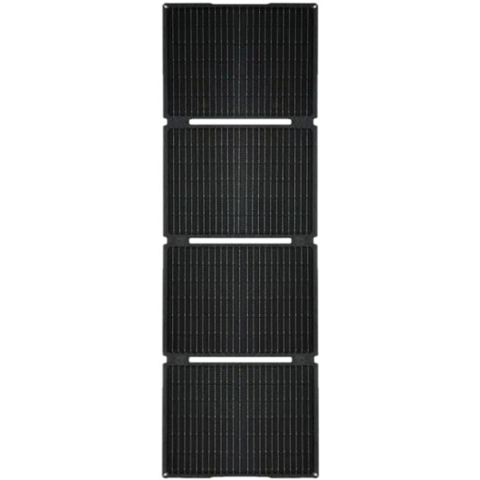 EM Panneau solaire pliable BFX-210, vu de face avec cellules photovoltaïques