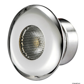 Spot LED de courtoisie en inox poli miroir 1W Osculati | Eclairage extérieur | H2R Equipements