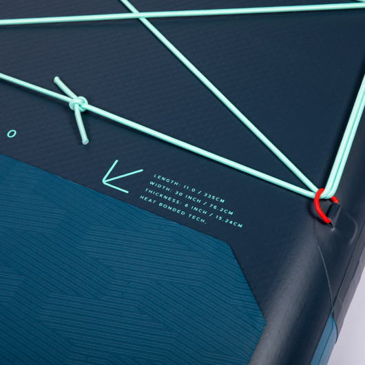 Pack Paddle Aero Varna 11" - planche de SUP 315 litres pour les sorties en mer, lac et rivière - élastique