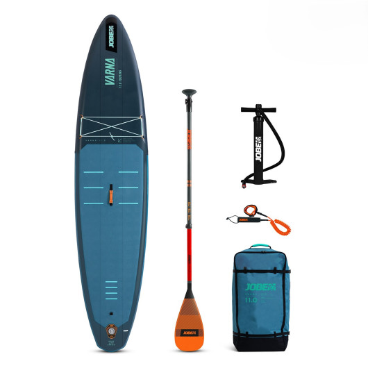 Pack Paddle Aero Varna 11" - planche de SUP 315 litres pour les sorties en mer, lac et rivière - contenu