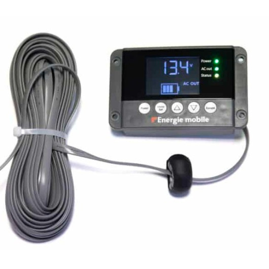 EM Télécommande Remote-PSC-DIF vu d'ensemble avec câble de connexion.