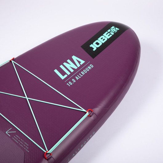 Pack Paddle Aero Lina 10" - planche de SUP 280 litres pour les sorties en mer, lac et rivière - nose