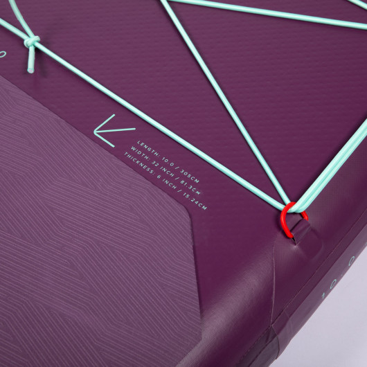 Pack Paddle Aero Lina 10" - planche de SUP 280 litres pour les sorties en mer, lac et rivière - filet