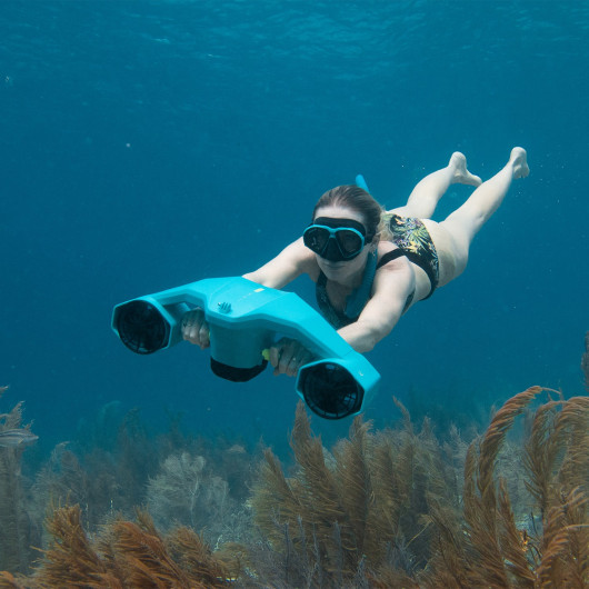 Pack Seascooter Infinity Jobe - scooter sous-marin auto-flottant à propusion électrique - coraux