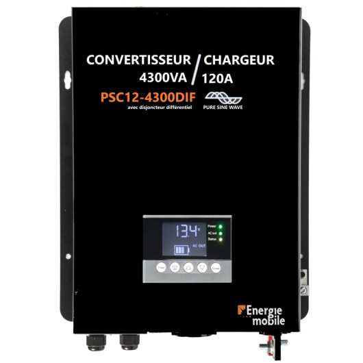EM PSC12-4300DIF |Convertisseur combiné Chargeur 120A vu de haut